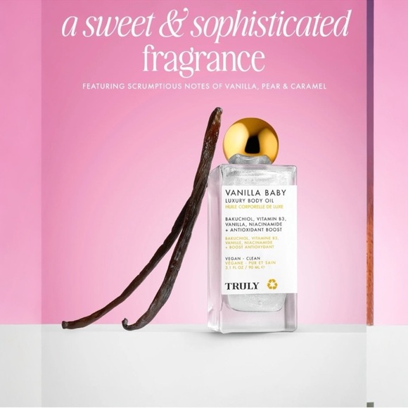 🌺 TRULY Vanilla Baby Luxury Body Oil - Picture 3 of 7